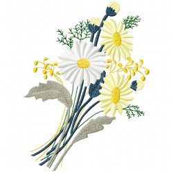 Flowers And Tree Embroidery Design 12 Flowers And Tree Embroidery Design 12